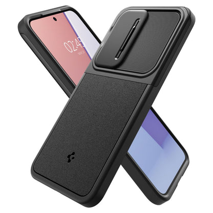 Futrola za Samsung Galaxy S24 S921, Spigen, OPTIK ARMOR, Crna ACS07363