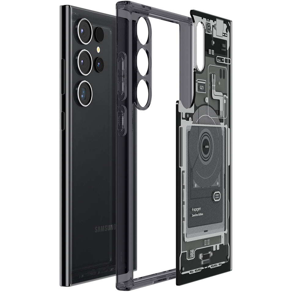 Futrola za Samsung Galaxy S24 Ultra S928, Spigen, Ultra Hybrid Zero One, Crna
