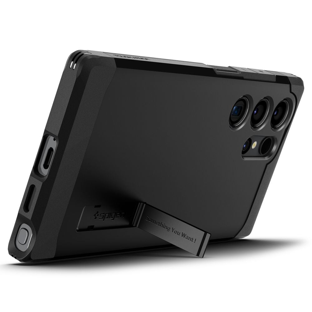 Case for Samsung Galaxy S24 Ultra S928, Spigen, Tough Armor, Black 
