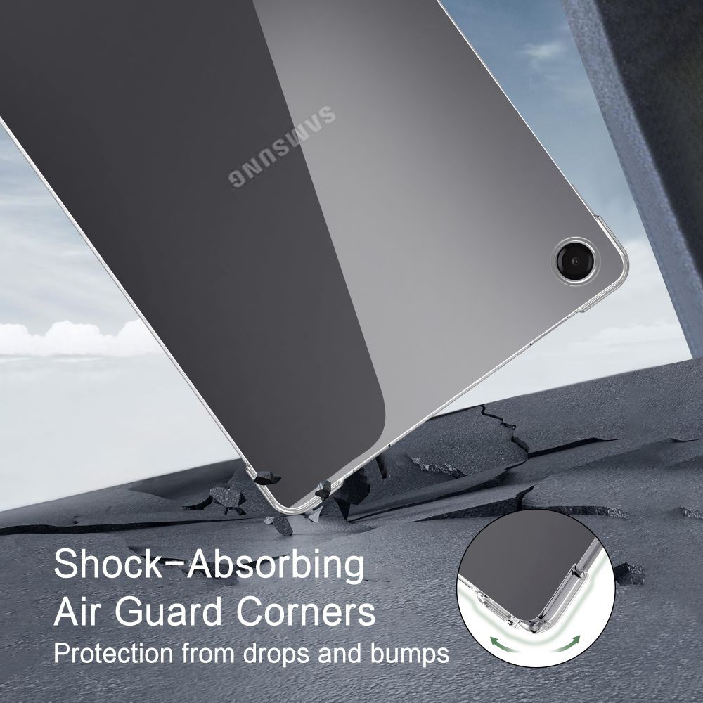 Futrola za Samsung Galaxy Tab A11+ / Tab A9+, Tech-Protect, Flexair, Transparentna