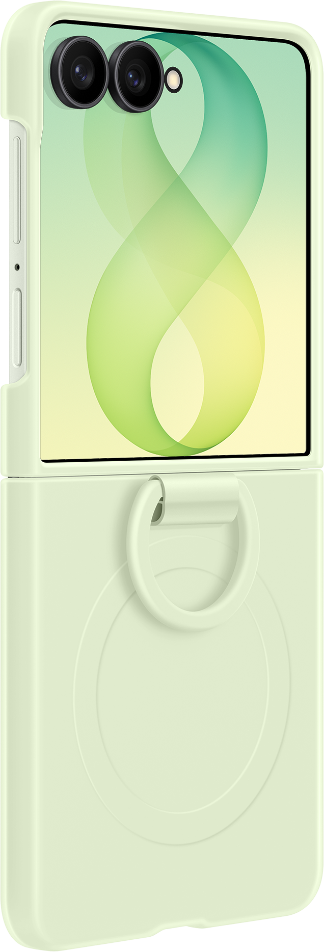 Futrola za Samsung Galaxy Z Flip8 F776, Silikonski Prsten Magnet, Zelena EF-EF776CGEGWW