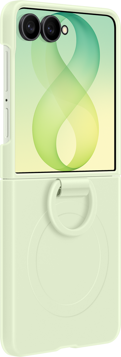 Futrola za Samsung Galaxy Z Flip8 F776, Silikonski Prsten Magnet, Zelena EF-EF776CGEGWW
