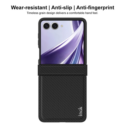 Futrola za Samsung Galaxy Z Flip8 F776, Imak, Karbon, Crna