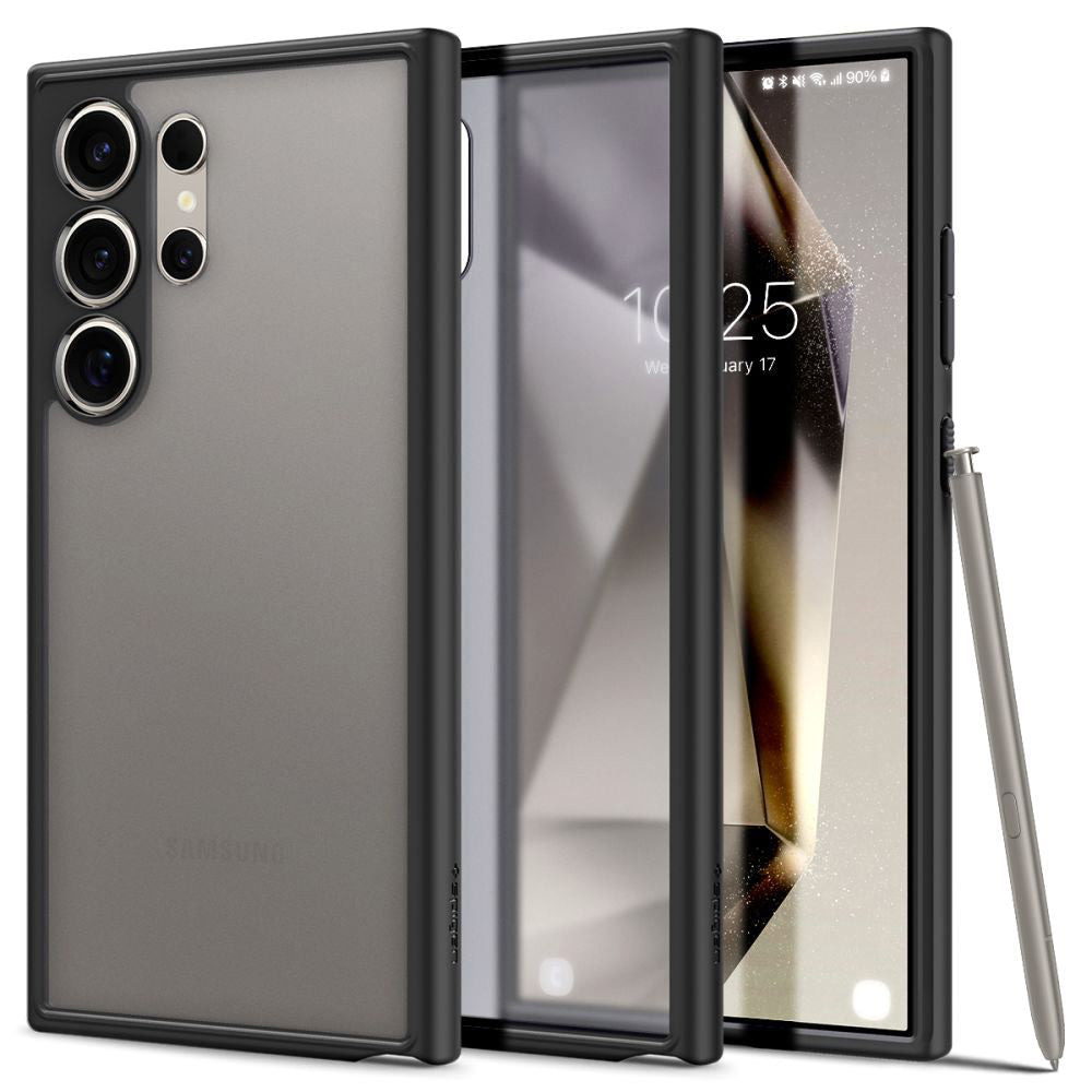 Futrola za Samsung Galaxy S24 Ultra S928, Spigen, Ultra Hybrid Frost, Crna
