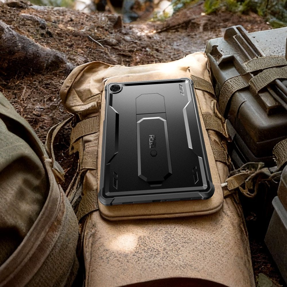 Futrola za Samsung Galaxy Tab A11+ / Tab A9+, Tech-Protect, Kevlar Pro, Crna