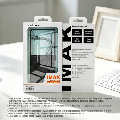 Futrola za Samsung Galaxy Z Flip8 F776, Imak, Karbon, Crna