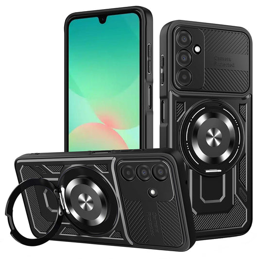 Futrola za Samsung Galaxy A26 A266, Techsuit, RuggedCam, Crna