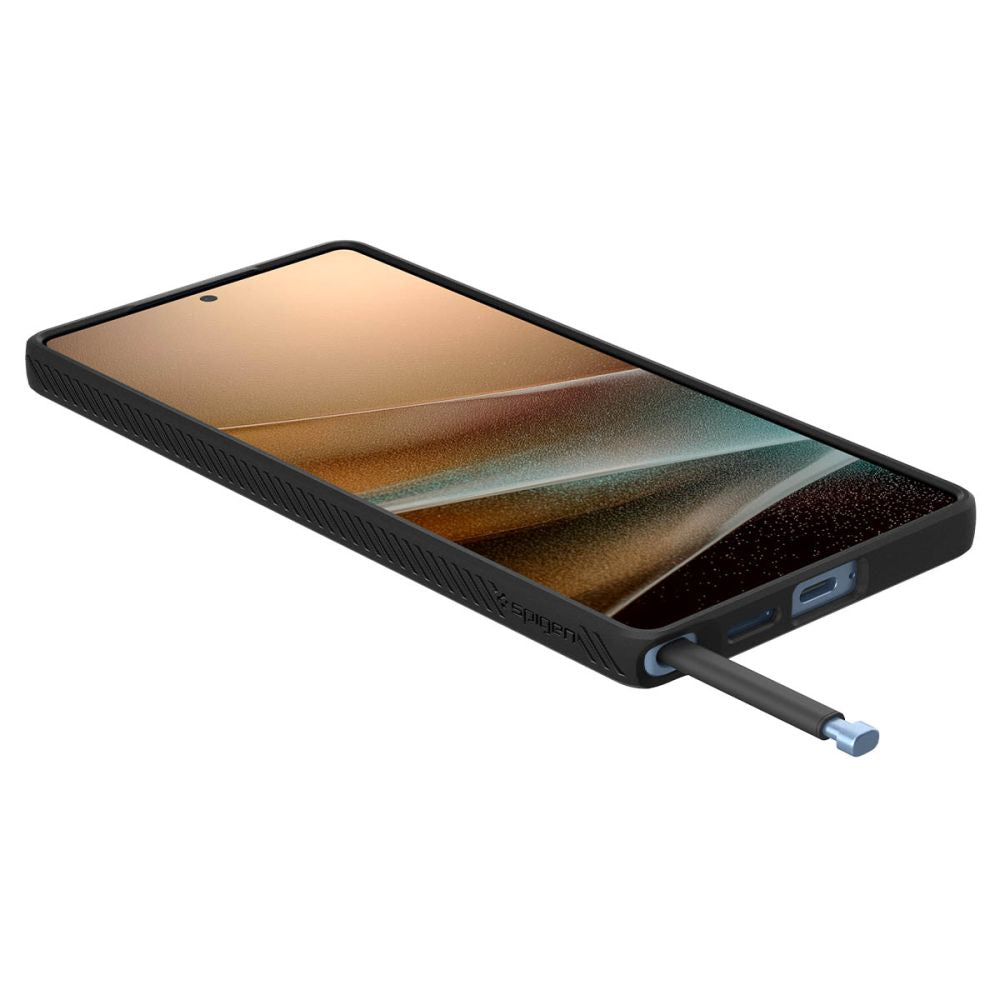 Futrola za Samsung Galaxy S25 Ultra S938, Spigen, Liquid Air, Crna ACS08953