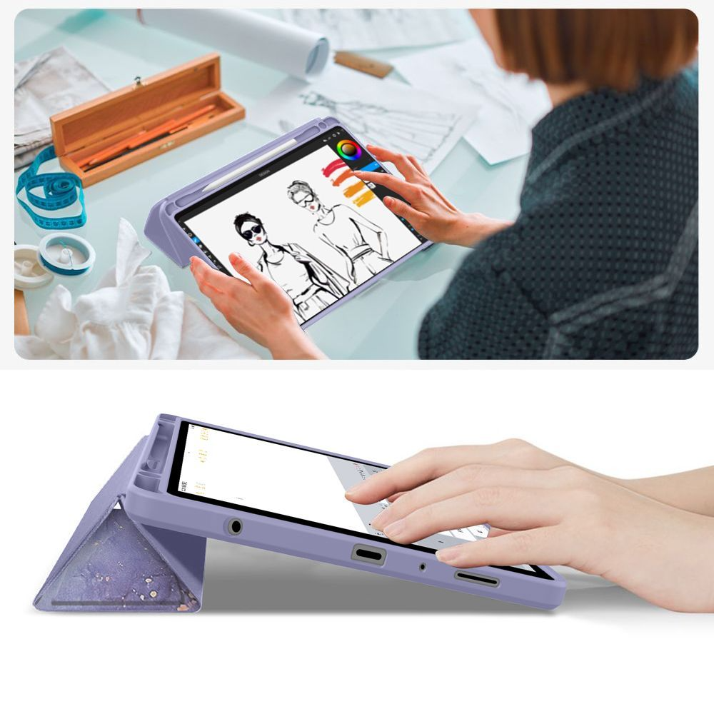 Futrola za Samsung Galaxy Tab A11 / Tab A9, Tech-Protect, SC PEN Hybrid, Ljubičasta
