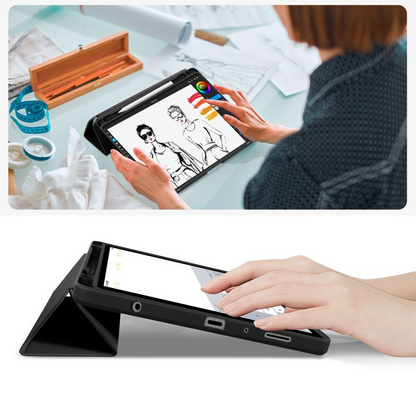 Futrola za Samsung Galaxy Tab A11 / Tab A9, Tech-Protect, SC PEN Hybrid, Crna