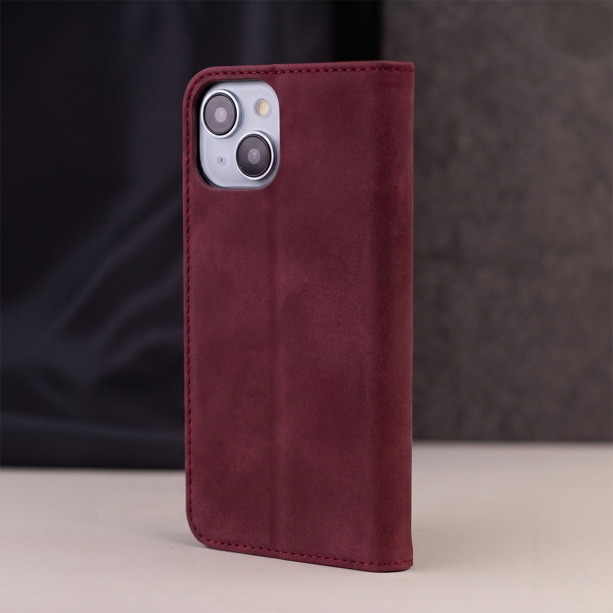 Futrola za Samsung Galaxy A18 5G A186 / A17 4G A175 / A17 5G A176 / A26 A266, OEM, Smart Suede, bordo