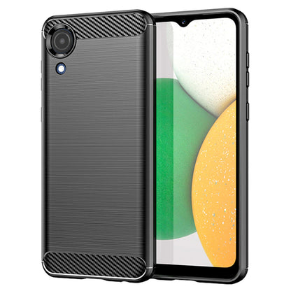 Futrola za Samsung Galaxy A03 Core A032, Techsuit, Karbon, Crna