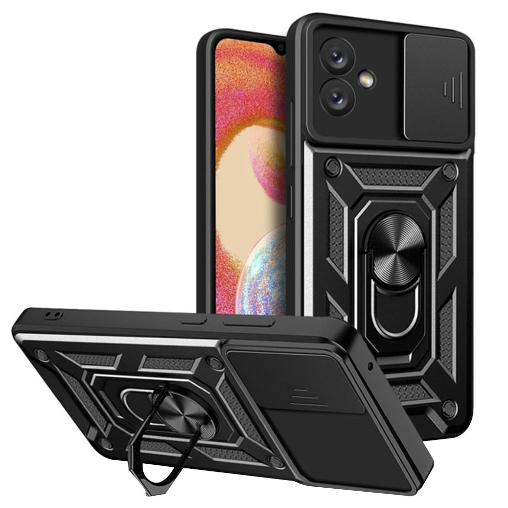 Futrola za Samsung Galaxy A04e A042 / M04 M045, Techsuit, CamShield, Crna