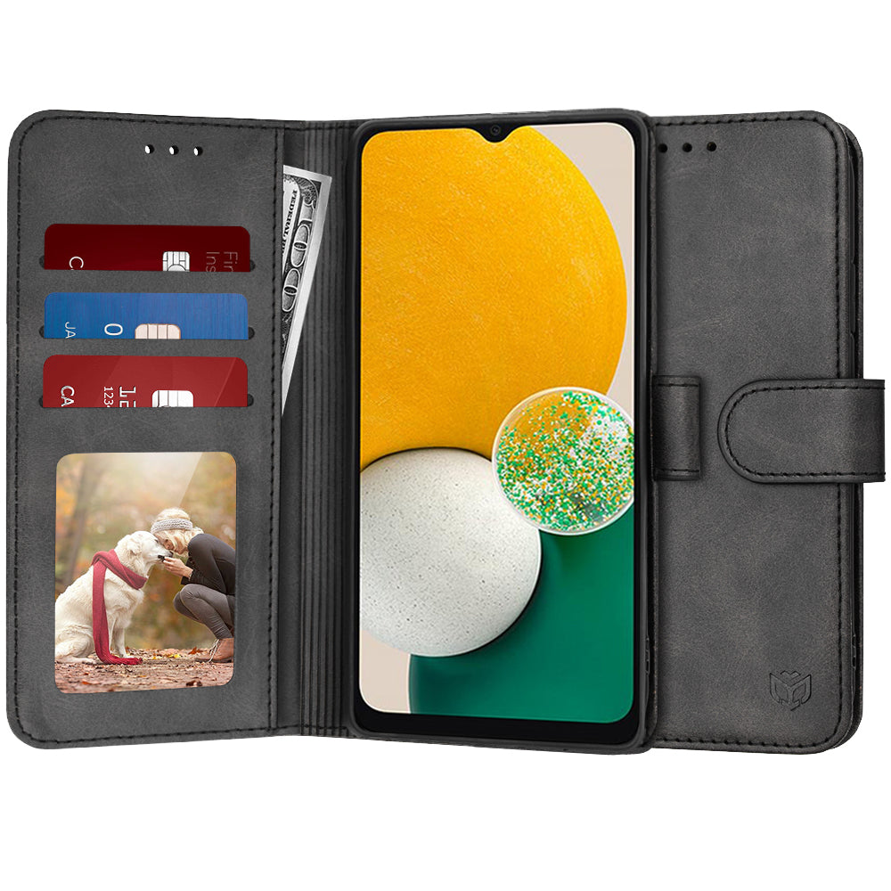 Futrola za Samsung Galaxy A04s A047 / A13 5G A136, Techsuit, Diary Book, Crna