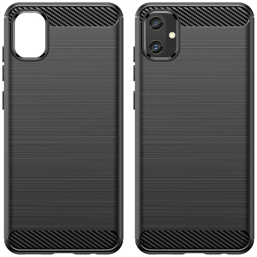 Futrola za Samsung Galaxy A05 A055, Techsuit, Karbon, Crna