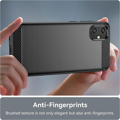 Futrola za Samsung Galaxy A05 A055, Techsuit, Karbon, Crna