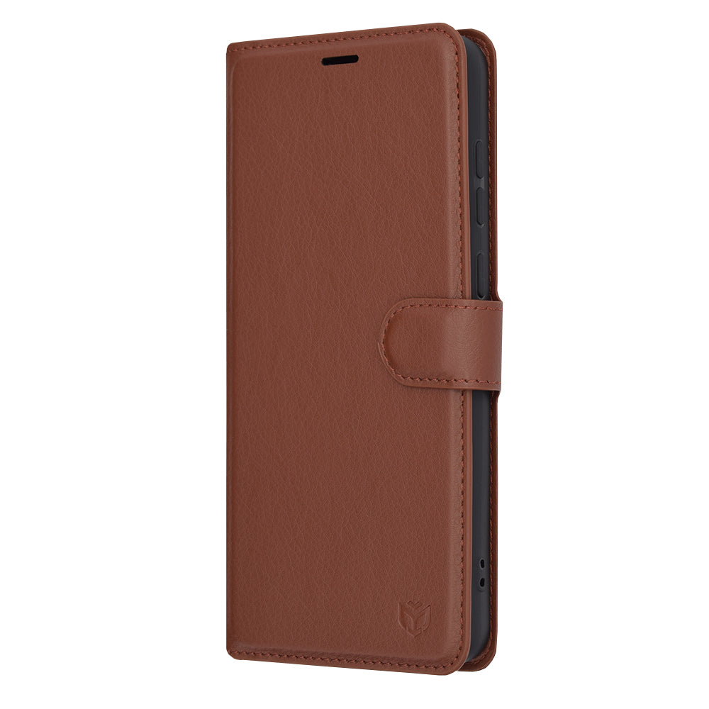 Futrola za Samsung Galaxy A05 A055, Techsuit, Leather Folio, Braon