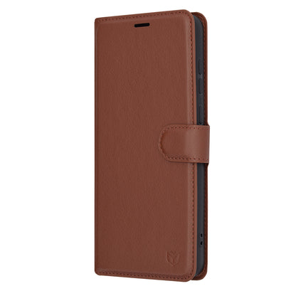 Futrola za Samsung Galaxy A05 A055, Techsuit, Leather Folio, Braon