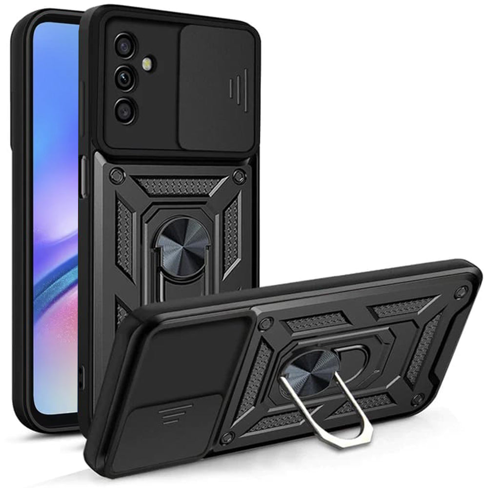 Futrola za Samsung Galaxy A05s A057, Techsuit, CamShield, Crna