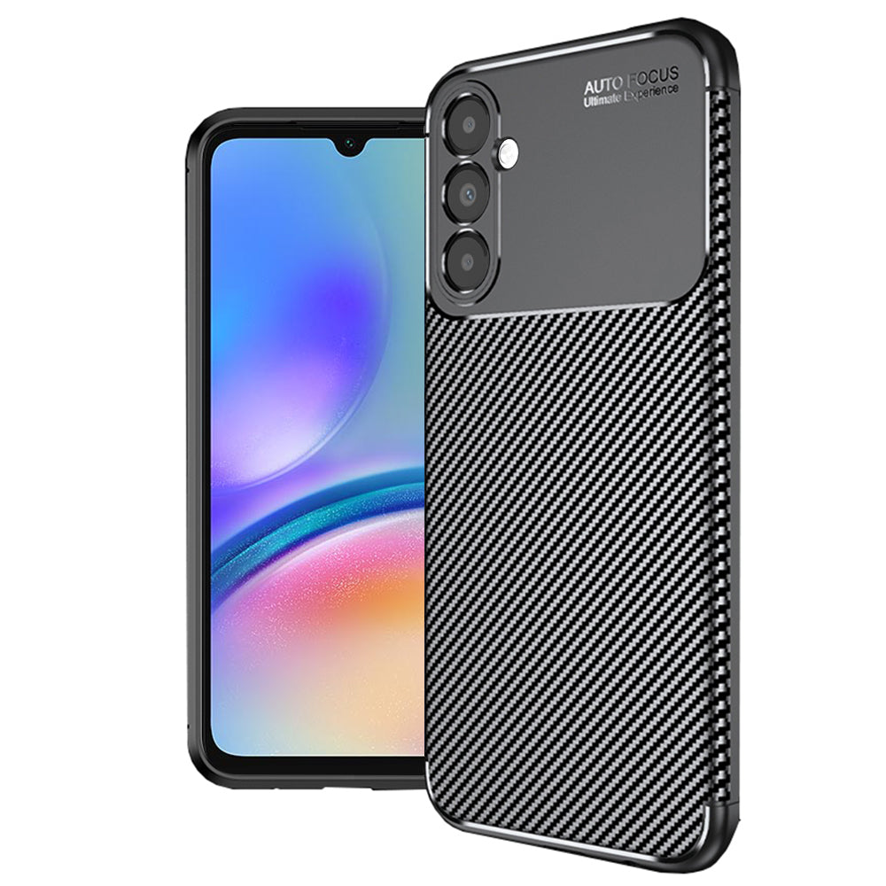 Futrola za Samsung Galaxy A05s A057, Techsuit, CarbonFiber, Crna