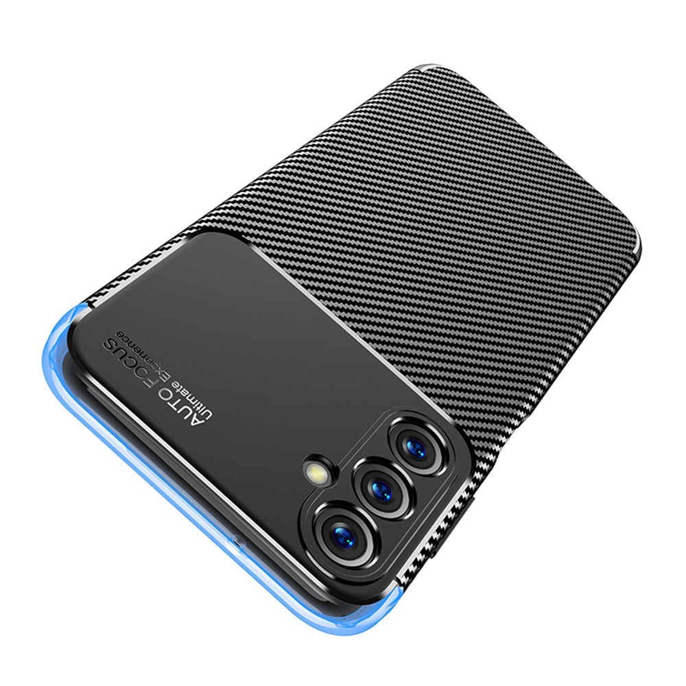 Futrola za Samsung Galaxy A05s A057, Techsuit, CarbonFiber, Crna
