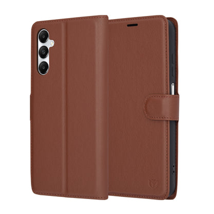 Futrola za Samsung Galaxy A05s A057, Techsuit, Leather Folio, Braon