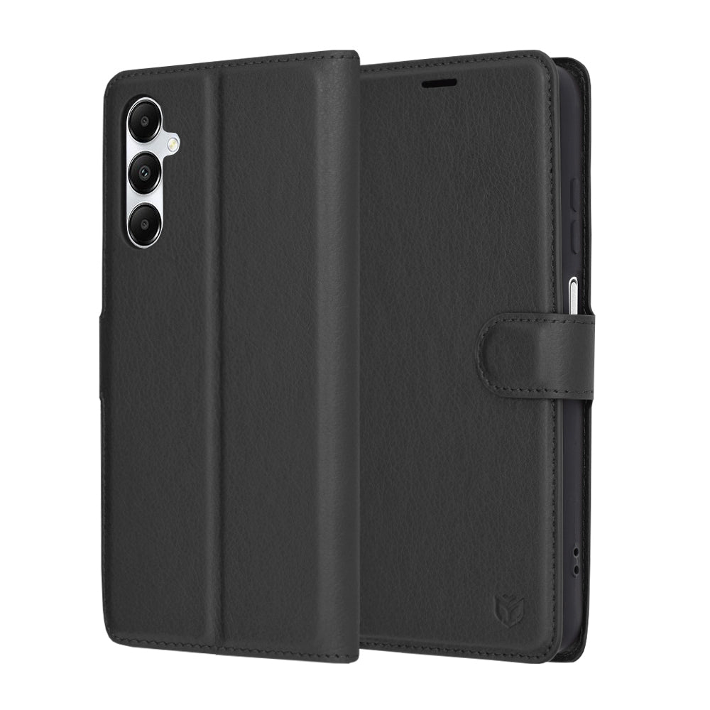 Futrola za Samsung Galaxy A05s A057, Techsuit, Leather Folio, Crna