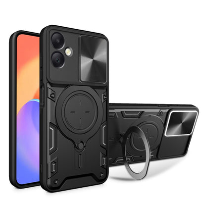 Futrola za Samsung Galaxy A06 A065, Techsuit, CamGuard Pro, Crna