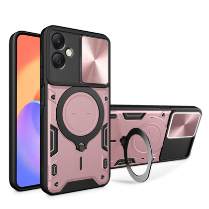 Futrola za Samsung Galaxy A06 A065, Techsuit, CamGuard Pro, Roze Zlatna