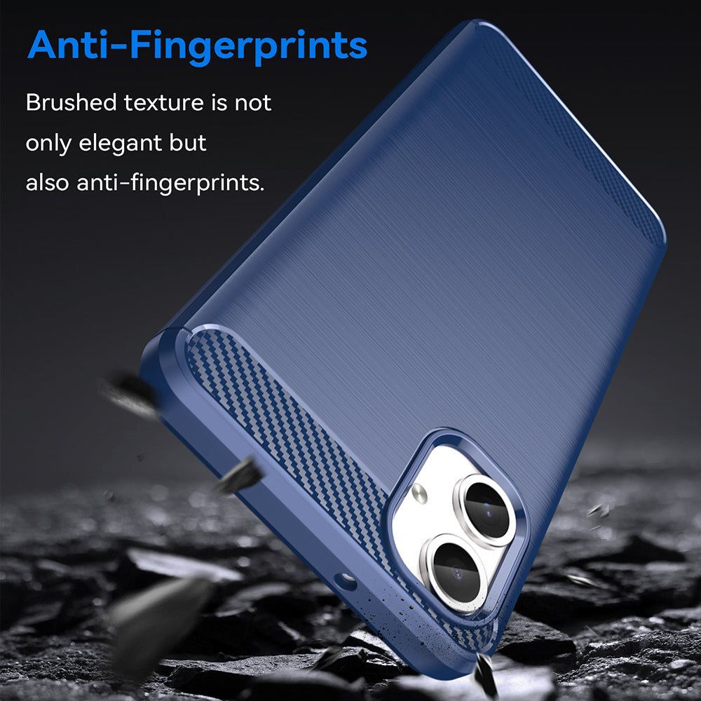 Futrola za Samsung Galaxy A06 A065, Techsuit, Karbon, Plava