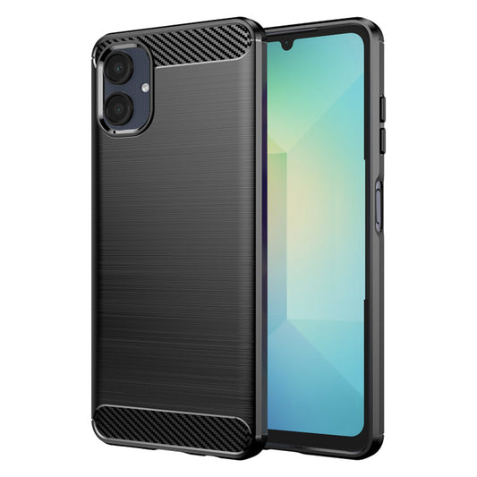 Futrola za Samsung Galaxy A06 A065, Techsuit, Karbon, Crna