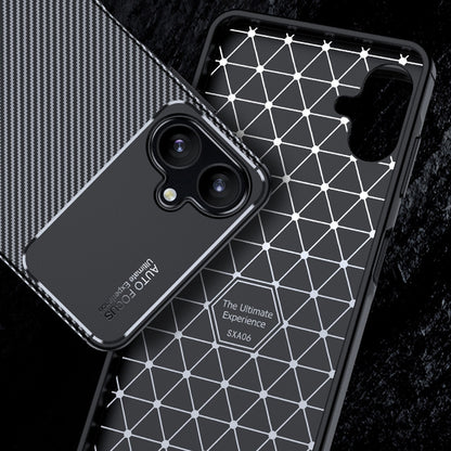 Futrola za Samsung Galaxy A06 A065, Techsuit, CarbonFiber, Crna