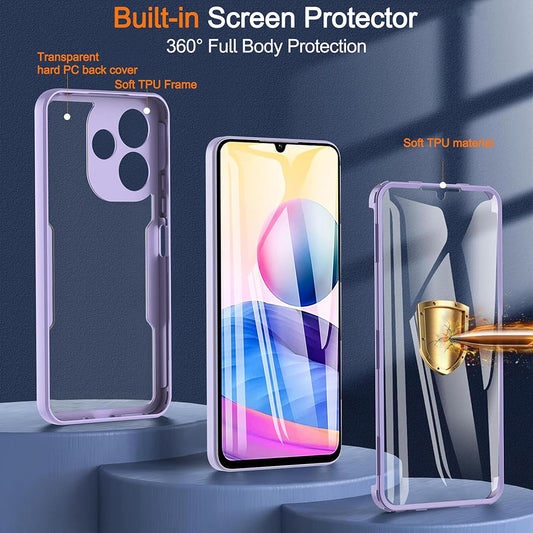 Futrola za Samsung Galaxy A06 A065, Techsuit, ColorVerse 360, Crna