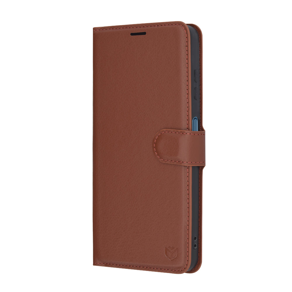Futrola za Samsung Galaxy A06 A065, Techsuit, Kožna Folio, Braon