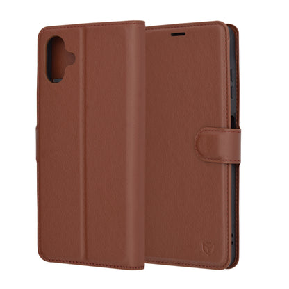 Futrola za Samsung Galaxy A06 A065, Techsuit, Kožna Folio, Braon