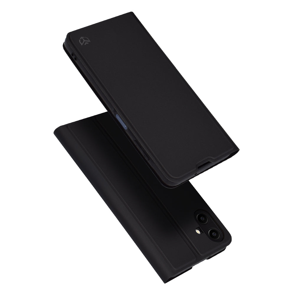 Futrola za Samsung Galaxy A06 A065, Techsuit, Magskin Book, Crna
