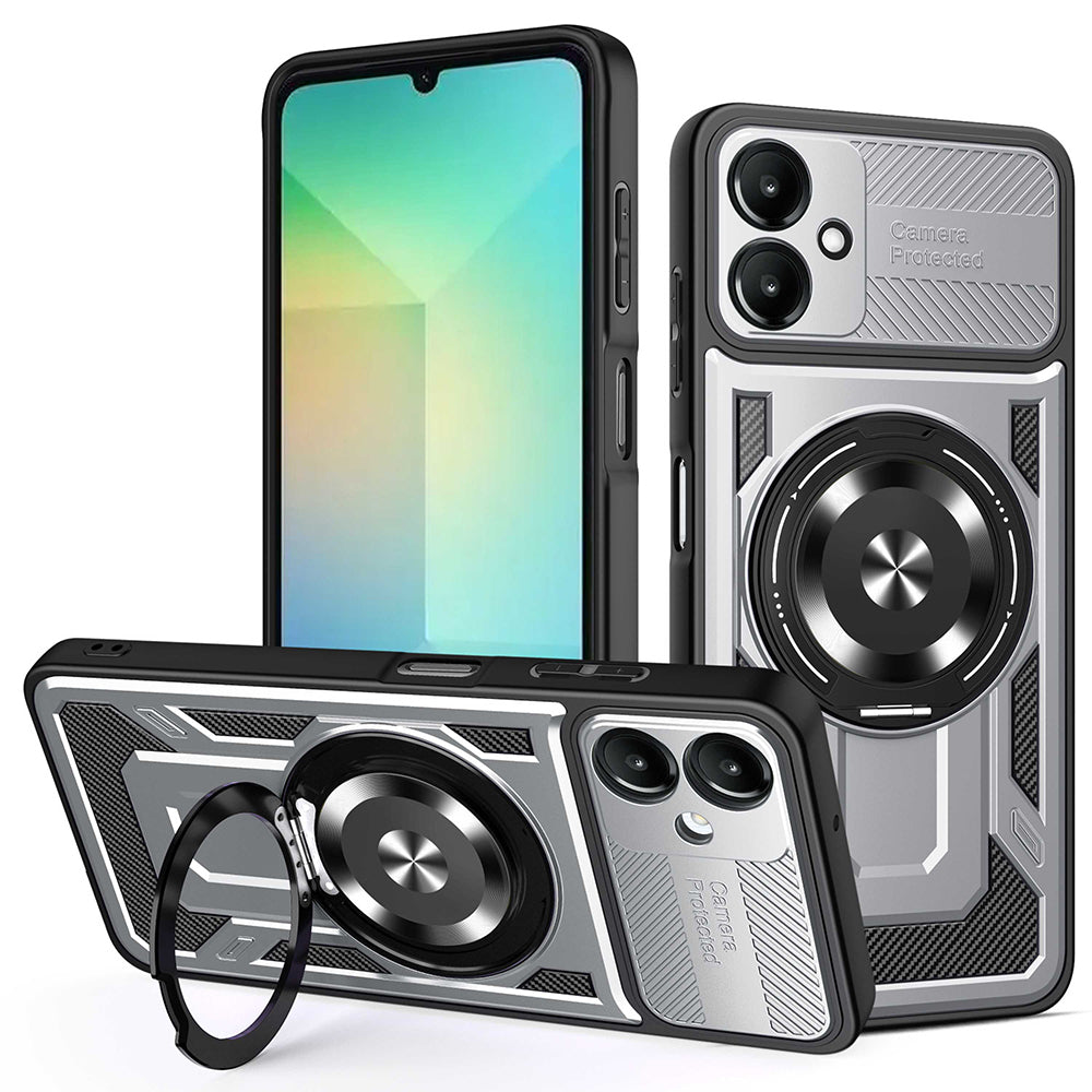 Futrola za Samsung Galaxy A06 A065, Techsuit, RuggedCam, Siva