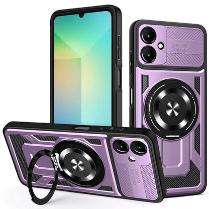 Futrola za Samsung Galaxy A06 A065, Techsuit, RuggedCam, Ljubičasta