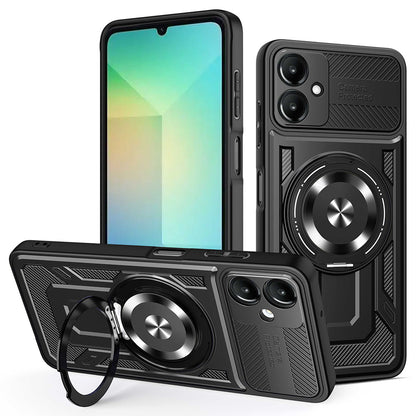 Futrola za Samsung Galaxy A06 A065, Techsuit, RuggedCam, Crna
