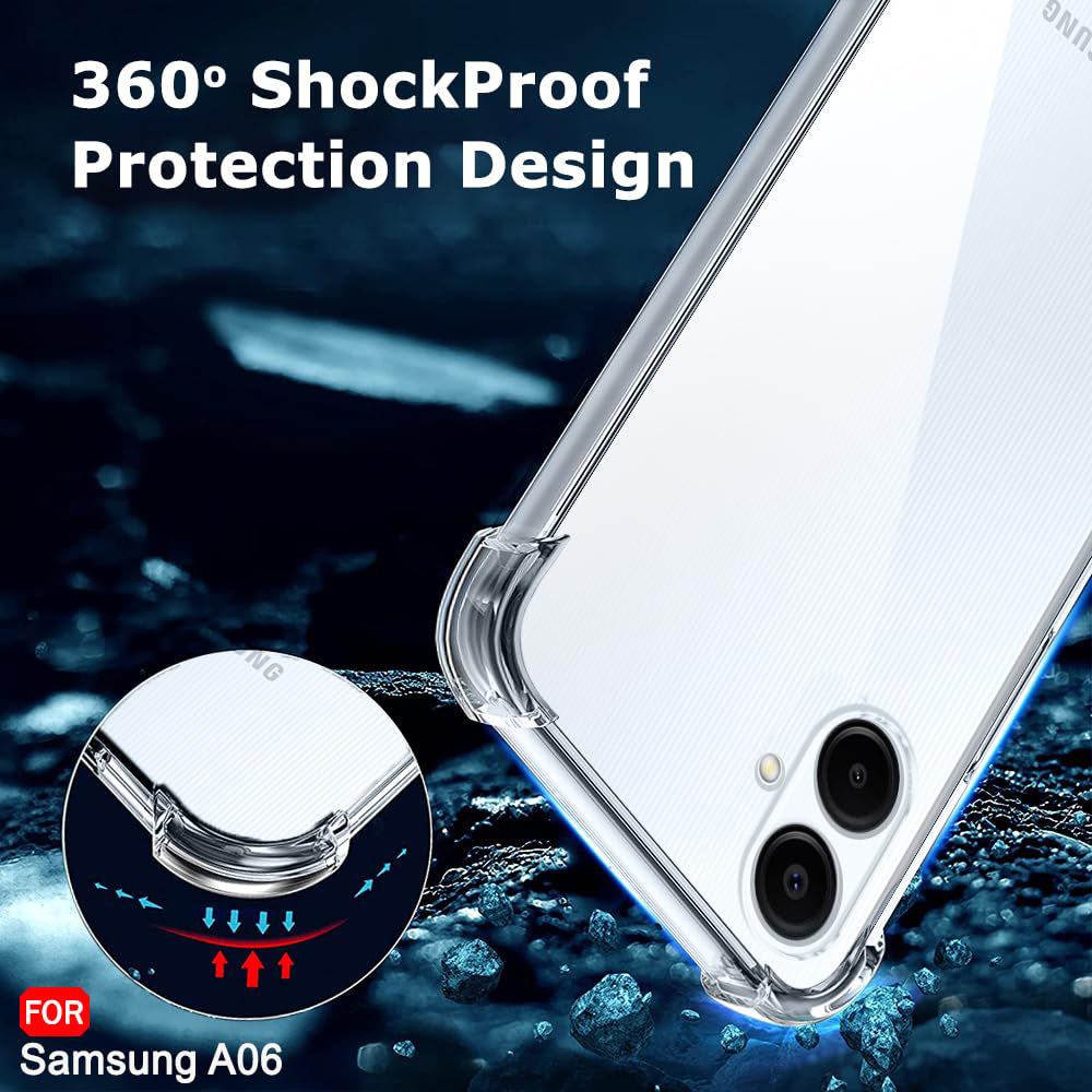 Futrola za Samsung Galaxy A06 A065, Techsuit, Shockproof Clear, Providna