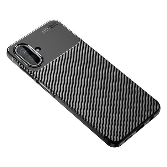 Futrola za Samsung Galaxy A07 4G A075, Techsuit, CarbonFiber, Crna