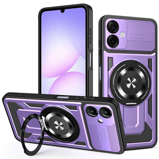 Futrola za Samsung Galaxy A07 4G A075, Techsuit, RuggedCam, Ljubičasta