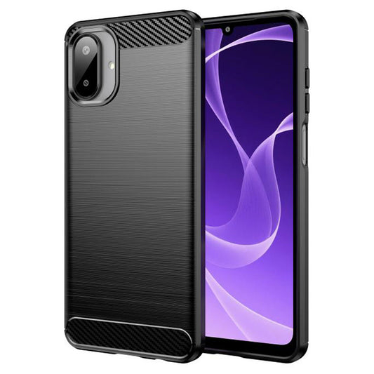 Futrola za Samsung Galaxy A07 4G A075, Techsuit, Karbon, Crna