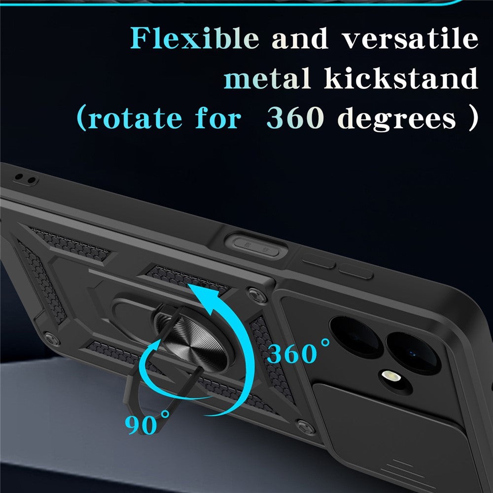 Futrola za Samsung Galaxy A08 4G A085 / A07 5G A076, Techsuit, CamShield, Crna