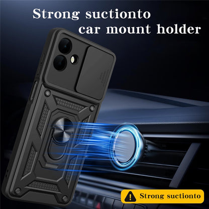 Futrola za Samsung Galaxy A08 4G A085 / A07 5G A076, Techsuit, CamShield, Crna