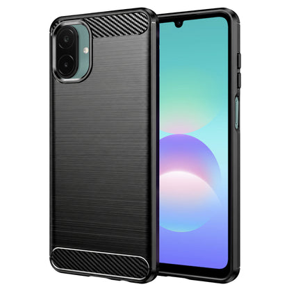 Futrola za Samsung Galaxy A08 4G A085 / A07 5G A076, Techsuit, Karbon, Crna