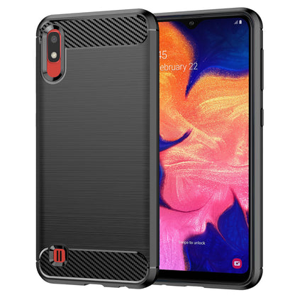 Futrola za Samsung Galaxy A10 A105 / M10 M105, Techsuit, Karbon, Crna