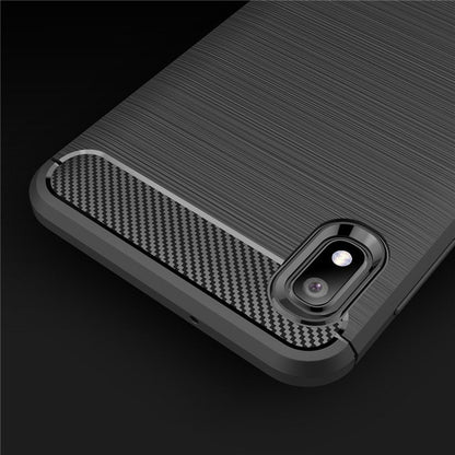 Futrola za Samsung Galaxy A10 A105 / M10 M105, Techsuit, Karbon, Crna
