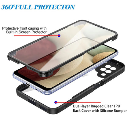 Futrola za Samsung Galaxy A12 A125, Techsuit, ColorVerse 360, Crna