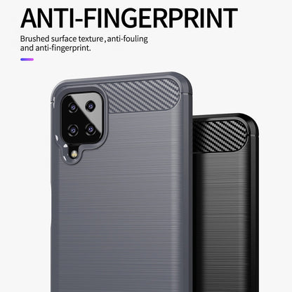 Futrola za Samsung Galaxy A12 Nacho A127 / A12 A125, Techsuit, Karbon, Crna